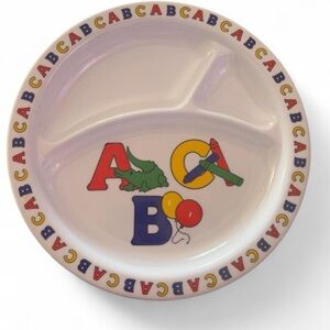 ABC Kids Plate with Compartments